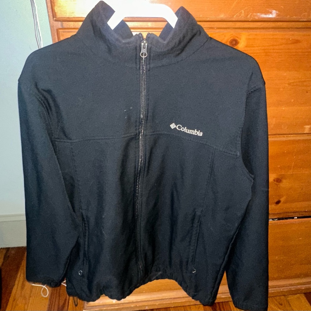 Columbia Memn Black Raincoat